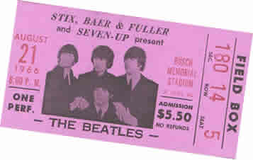 Beatles ticket