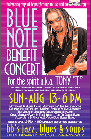 Tony T Benefit Poster
