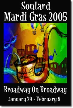 Soulard Mardi Gras poster