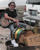 Music on the streets of Clarksdale, MS.