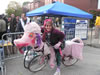 Heidi & her poodle - The Banana Bike Brigade